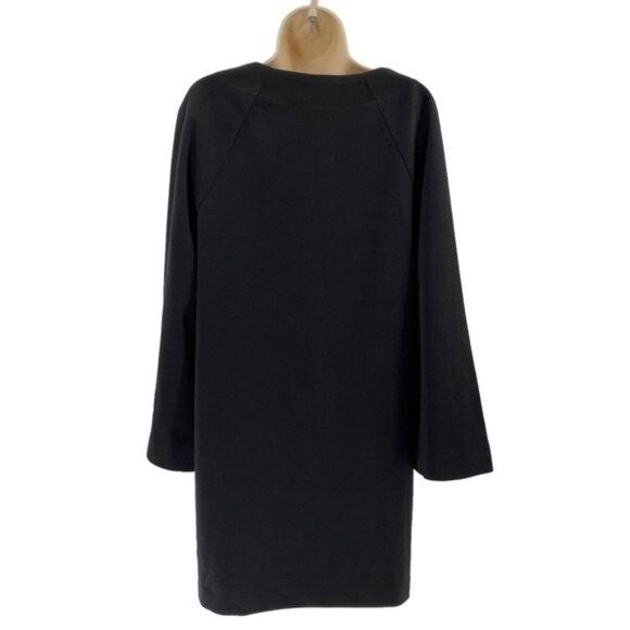 Pomander Place | NEW Black Audrey V Neck Kimono Sleeve Mini Dress Size XXXL