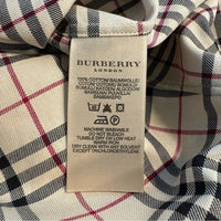 Burberry London NEW Womens Nova Check Fitted Collared Button Down Shirt Size XS
