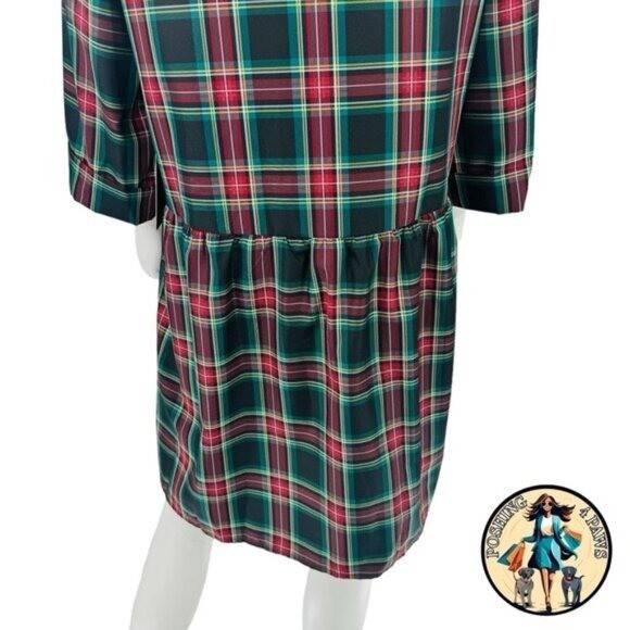 Tuckernuck | NEW Festive Plaid Tartan Royal Shirt Mini Dress Size XS