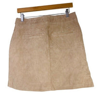 BLANKNYC NWT Moto Suede Leather Festival Mini Skirt in Bare It All Size 28