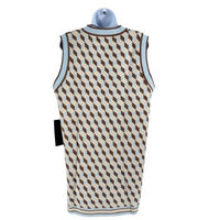 Tuckernuck NEW Tan Ocean Spray Knit Geo Marie Sleeveless Mini Dress Size XXL