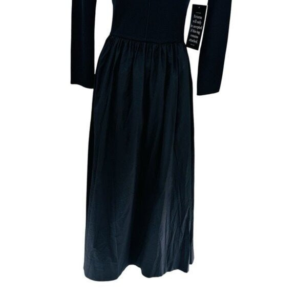 Tuckernuck | NEW Black Clea Off-the-shoulder Stretch-knit Maxi Dress Size XS