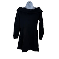 Pomander Place NEW Black Ponte Remington Off the Shoulder Blazer Dress Size 4