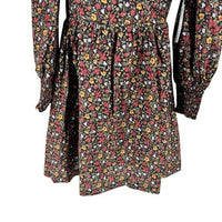 Hyacinth House NEW Black Multi Floral Spencer Long Sleeve Mini Dress Size S