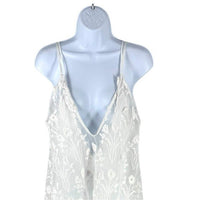 AGUA BY AGUA BENDITA Hierbaluisa Diente De Leon Anecer Emroidered Midi Dress XS