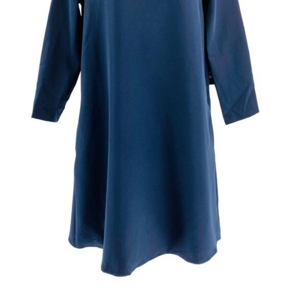 Tuckernuck | NEW Navy Daphne High Neck Long Sleeve Mini Dress Size XXS