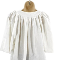 Pomander Place | NEW White Finley Coastal Flutter Sleeve Pleated Top Size M