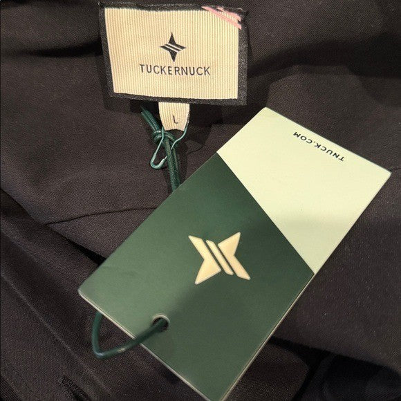 Tuckernuck NEW Black Lantern Sleeve Tory Shirt Midi Dress Size L