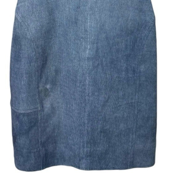 RTA | NEW Joana Lambskin Leather Dress in Vintage Indigo Size 8