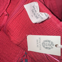 Hyacinth House NEW Pink Serafina Drop Waist Smocked Cotton Midi Dress Size XL