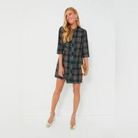 Tuckernuck | NEW Festive Plaid Tartan Royal Shirt Mini Dress Size XL