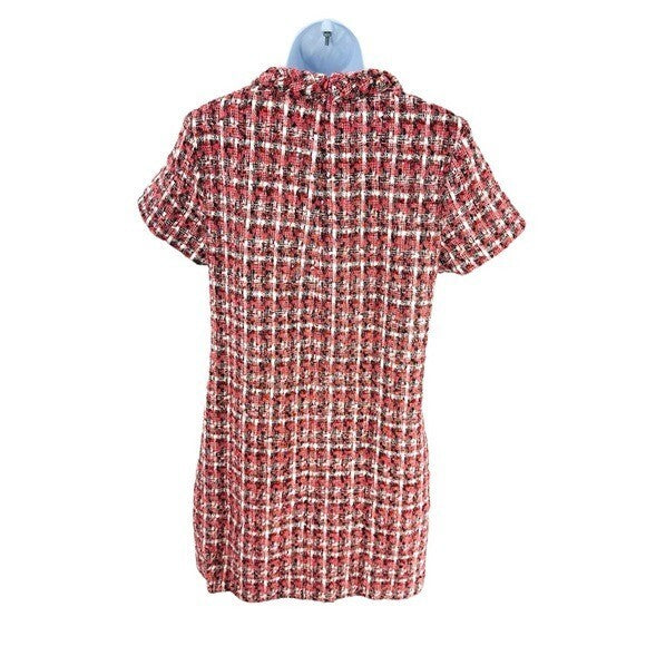 Tuckernuck | NEW Magnolia Tweed Short Sleeve Crew Neck Jackie Mini Dress Size M