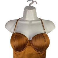 NBD | NWT Archer Crop Top in Gold Size S