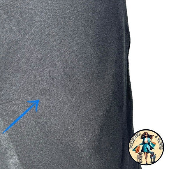 Christopher Esber Silk Formal Sheer Draped Cowl Tank Maxi Dress in Black Size 6