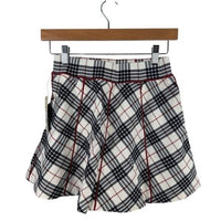 Tuckernuck NEW Americana Plaid 15 Inch Woven Renee Golf Skort Red Navy Size M
