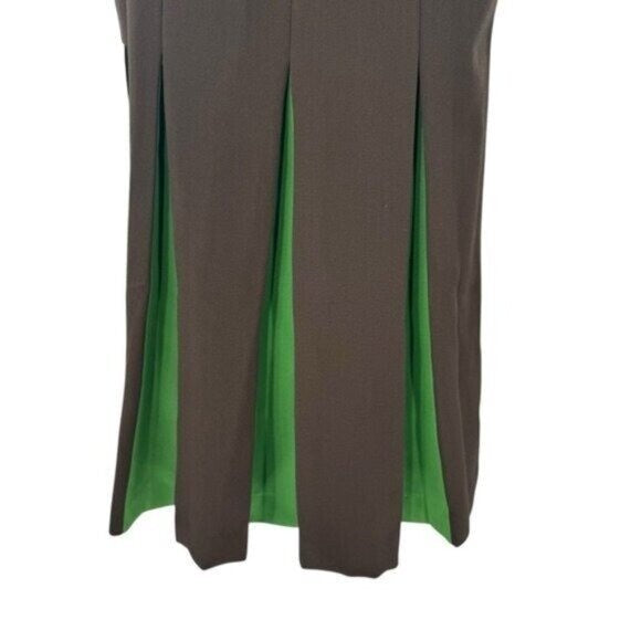 Tuckernuck | NEW Brown Green Demitasse Griffiths Sleeveless Mini Dress Size XXXL