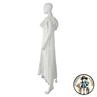 Tuckernuck | NEW White Onyx Tulle Giselle Formal Embroidered Maxi Gown Size S