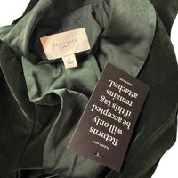 Pomander Place NEW Green Velvet Stacie Blazer Formal Retro Mini Dress Size 8