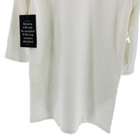 Tuckernuck | NEW White Stretch Crepe Avery Long Sleeve Shirt Dress Size XS