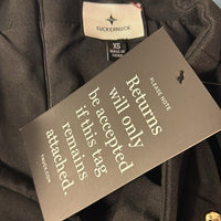 Tuckernuck NEW Gold Stud Mod Black A Line Equestrian Preppy Mini Skirt Size XS