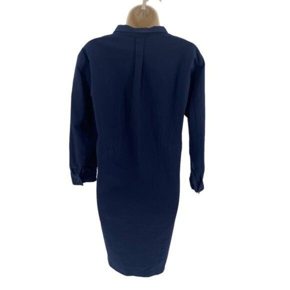 Pomander Place | NEW French Navy Polly Relaxed Fit Shirt Mini Dress Size XXL