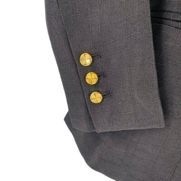 Tuckernuck NEW Black Diana Double Breasted Oversized Boxy Fit Blazer Size XXS