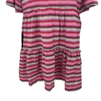 Tuckernuck NEW Pink Chevron Knit Stripe Crawford Relaxed Fit Mini Dress M