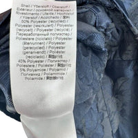 GANNI NEW Navy Blue Botanical Jacquard Formal Bow Strap Midi Dress Size 6