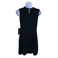 Pomander Place NEW Black Knit Adi Sleeveless A Line Classic Mini Dress Size XXS