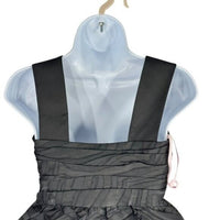 Kate Spade NEW Black Bold Zebra Jacquard Square Neck Peplum Blouse Top Size 8