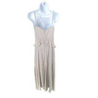 Lovestitch X Petal & Pup | NEW Tanya Beaded Maxi Dress in Grey Size M