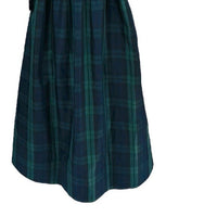 Tuckernuck NEW Blackwatch Chloe Plaid Navy Green Classic Midi Dress Size S