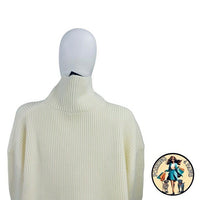 Pomander Place | NEW Tan Shimmer Knit Helen Turtleneck Sweater Size XXL