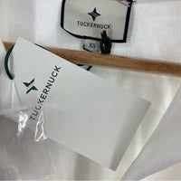 Tuckernuck | NEW White Stretch Crepe Avery Long Sleeve Shirt Dress Size XS