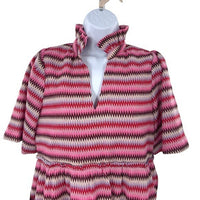 Tuckernuck NEW Pink Chevron Knit Stripe Crawford Relaxed Fit Mini Dress XXS