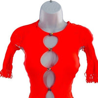 Poster Girl The Miranda Festival Rhinestone Cut Out Mini Dress Chilli One Size