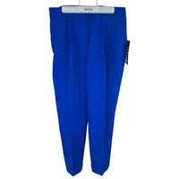 Tuckernuck NEW Sapphire Blue Duncan Pleated Straight Leg Trouser Pant Size M