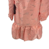 Tuckernuck NEW Bellini Fil Coupe Pink Drop Waist Long Sleeve Palmerston Dress S