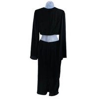 Petal & Pup NEW Sienna Satin Formal Black Midi Dress Matching Set Size XS