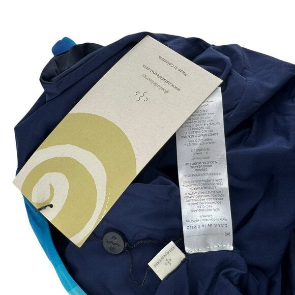 Cala De La Cruz NEW Paradiso Violeta Blue Ombre One Piece Swimsuit Size S