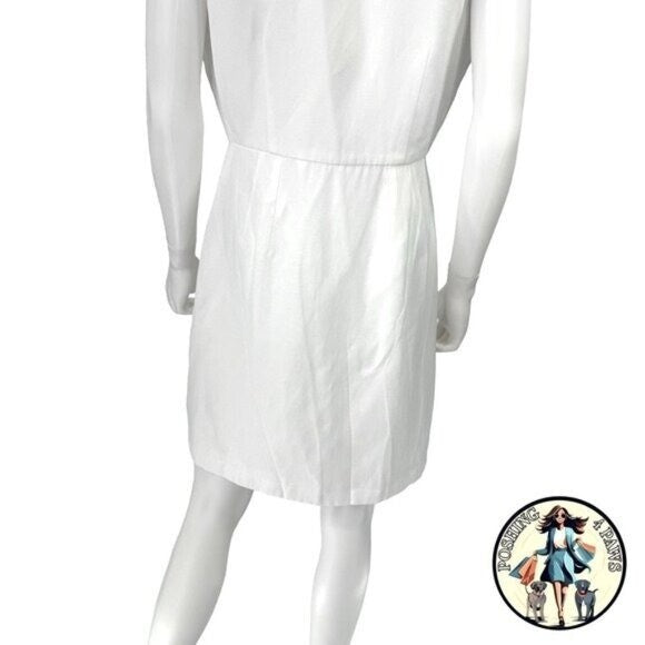 Tuckernuck | White Leighton Sleeveless Linen Blend Mini Dress Size XXL