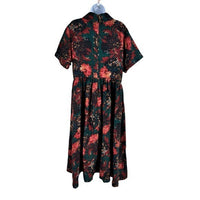 Tuckernuck NEW Persimmon Floral Jacquard Adelaide Formal Midi Dress Size XXL