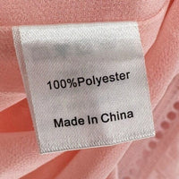 Tuckernuck | NEW Pink Salt Eyelet Jane Long Blouson Sleeve Blouse Size M