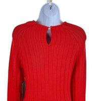 Pomander Place | NEW Red Adi Knit Round Neckline Bell Sleeve Mini Dress Size XXL