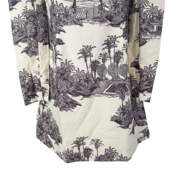 Tuckernuck X India Hicks | NEW Hibiscus Hill Toile Domino Mini Dress Size XXS