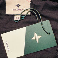 Tuckernuck | NEW Nightly Organza V-neckline Easton Top in Black & Gold Size XS