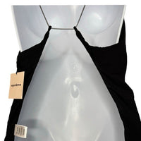 Superdown | NEW Katryna Chain Open Back Stretchy Cami in Black Size XL