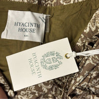 Hyacinth House | NEW Moss Printed Russell Mini Dress in Olive Size XXL