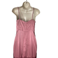 REVOLVE NBD Lila Satin Cowl Neck Formal Long Dress Gown in Mauve Pink Size S NEW