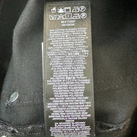 7 For All Mankind | NEW High Waist Ankle Skinny Black Coated Denim Jeans Size 26